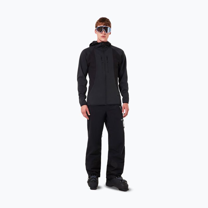 Pánska snowboardová bunda Oakley Drift Tech Fleece Hoodie blackout 2