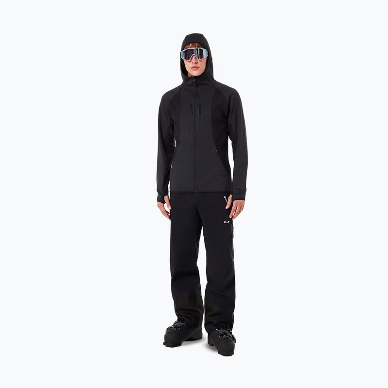 Pánska snowboardová bunda Oakley Drift Tech Fleece Hoodie blackout 4