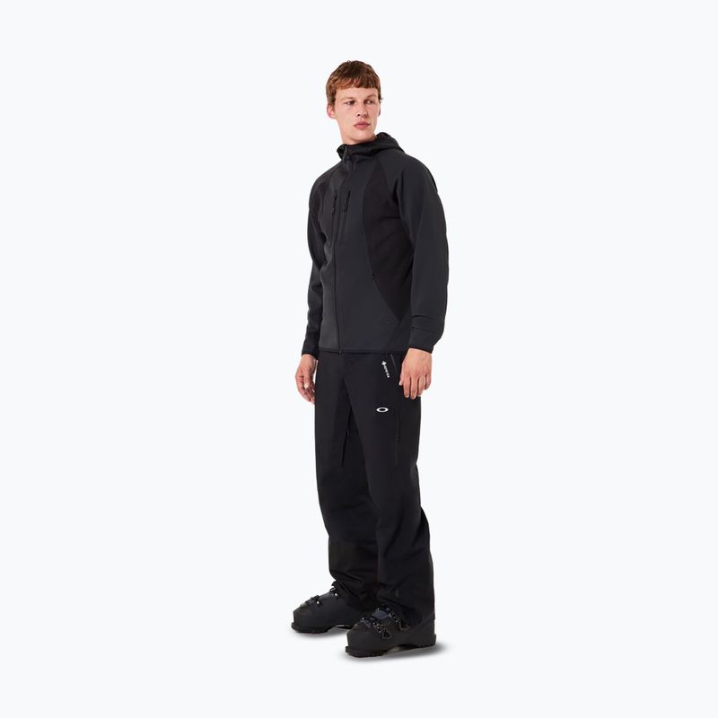 Pánska snowboardová bunda Oakley Drift Tech Fleece Hoodie blackout 5