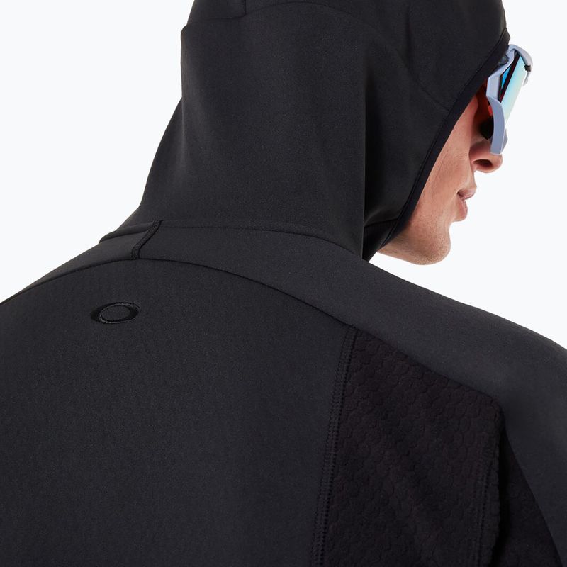 Pánska snowboardová bunda Oakley Drift Tech Fleece Hoodie blackout 7