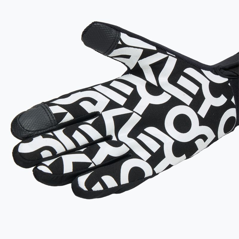 Pánske rukavice Oakley Factory Pilot Core Glove black/white logo 4