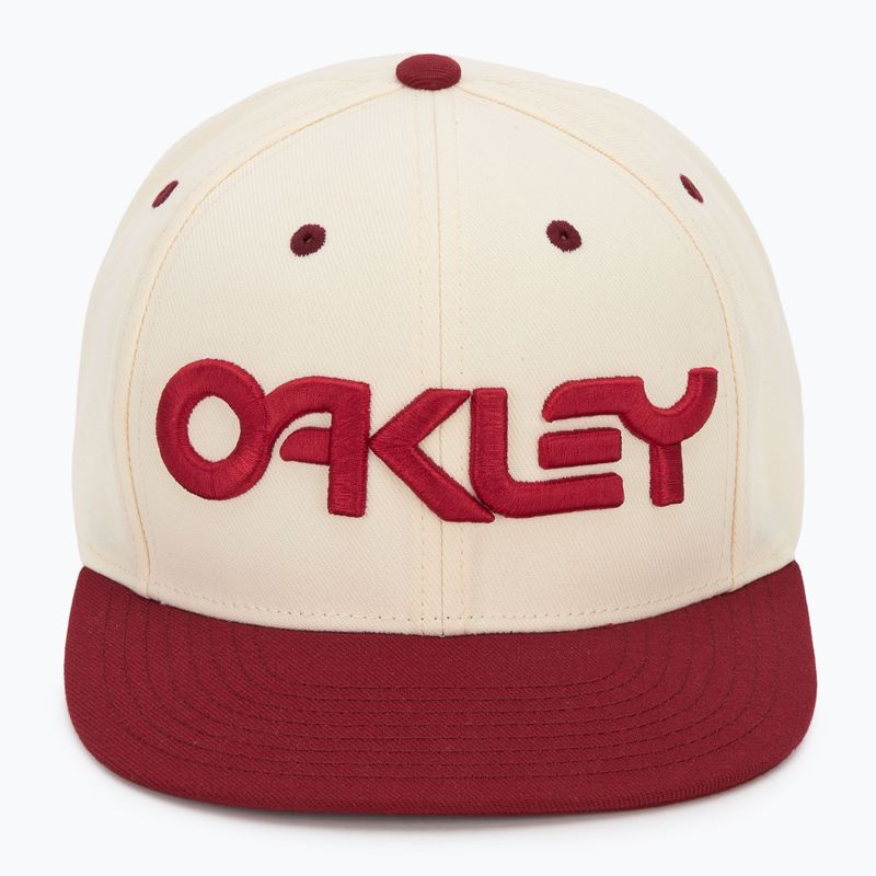 Pánska bejzbalová čiapka Oakley Mark III arctic white/iron red 2