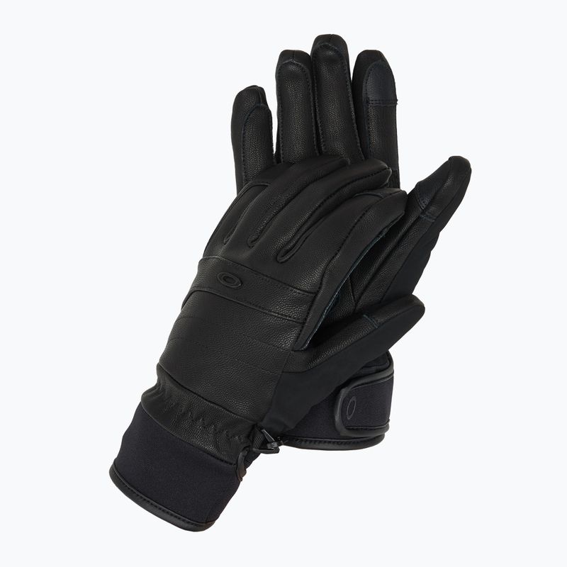 Dámske lyžiarske rukavice Oakley W. Peak Leather blackout
