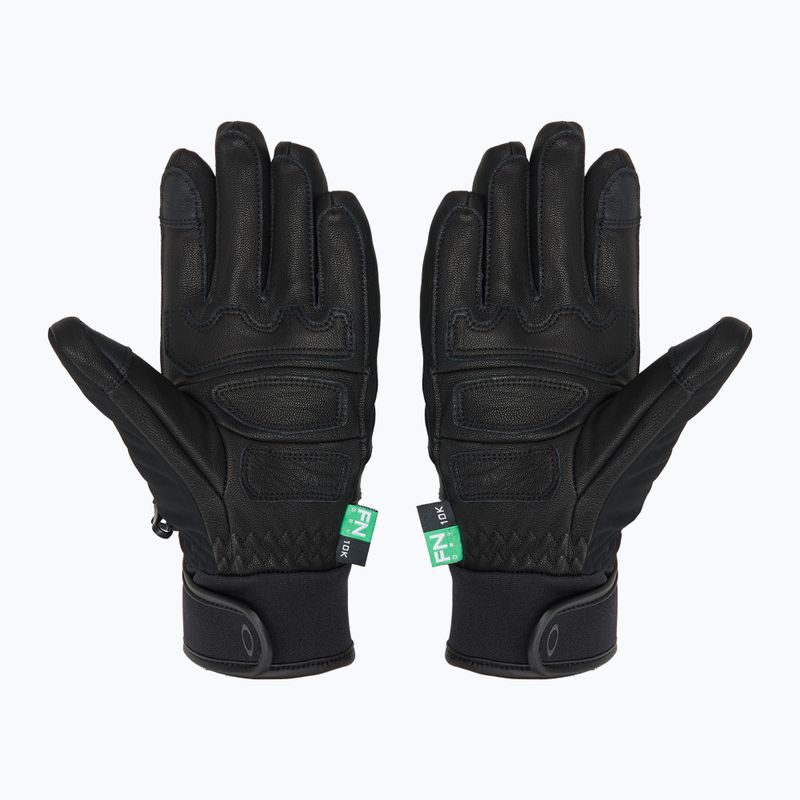 Dámske lyžiarske rukavice Oakley W. Peak Leather blackout 2
