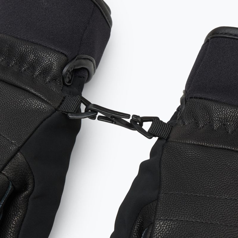 Dámske lyžiarske rukavice Oakley W. Peak Leather blackout 6