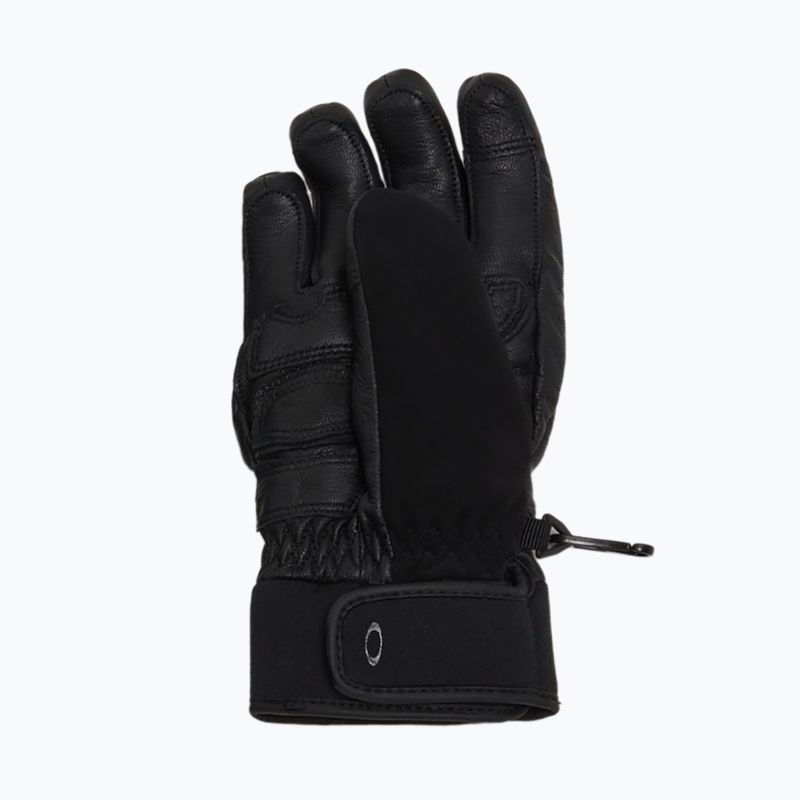 Dámske lyžiarske rukavice Oakley W. Peak Leather blackout 9