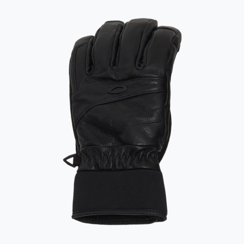 Dámske lyžiarske rukavice Oakley W. Peak Leather blackout 10