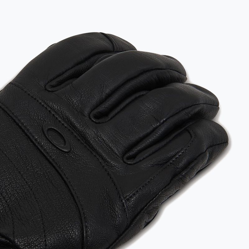 Dámske lyžiarske rukavice Oakley W. Peak Leather blackout 11