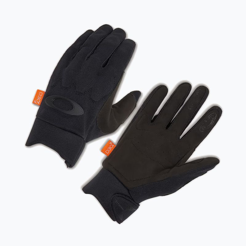 Cyklistické rukavice Oakley Maven D30 MTB blackout