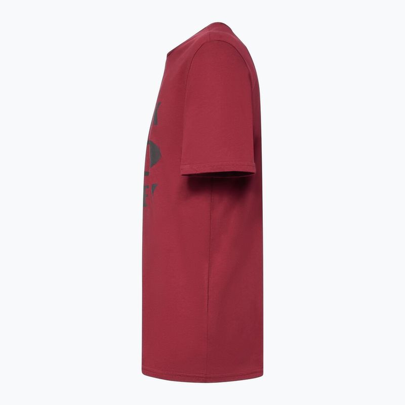 Pánske tričko Oakley Bark Ellipse Tee iron red 3