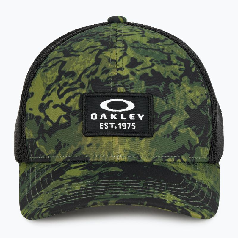 Pánska baseballová čiapka Oakley Patch Trucker tiger camo green 2