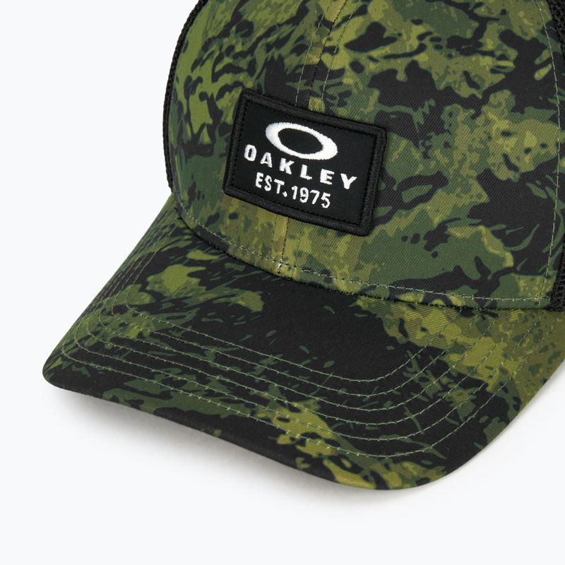 Pánska baseballová čiapka Oakley Patch Trucker tiger camo green 3
