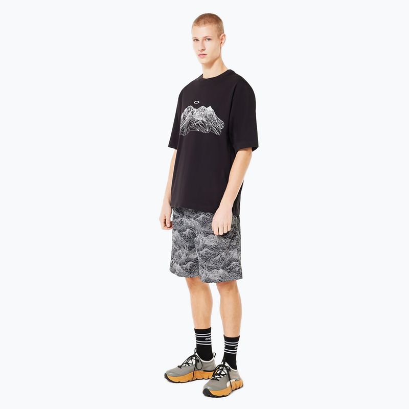Pánske tričko Oakley Wired Mtn Scape T-Shirt blackout 2