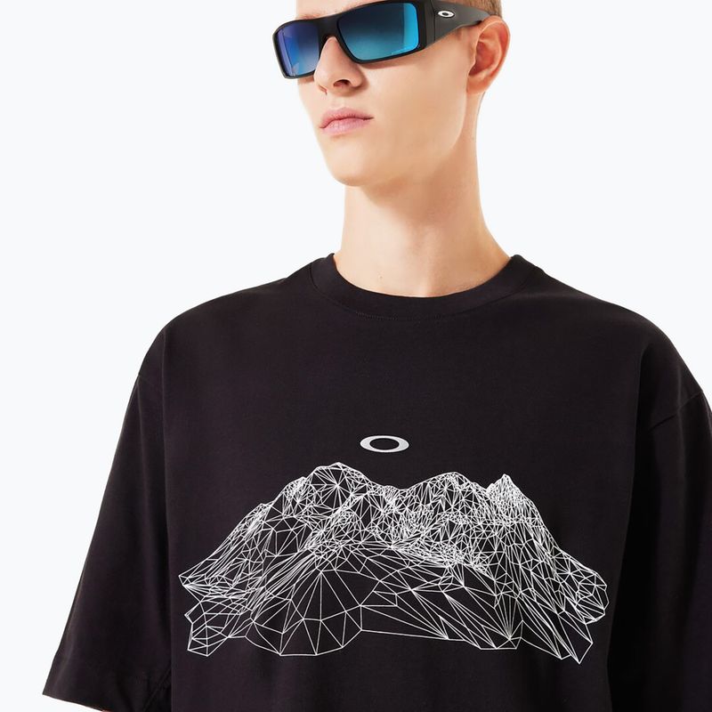 Pánske tričko Oakley Wired Mtn Scape T-Shirt blackout 4