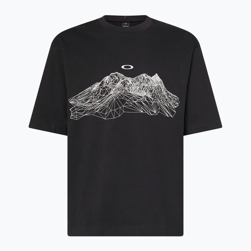 Pánske tričko Oakley Wired Mtn Scape T-Shirt blackout 5