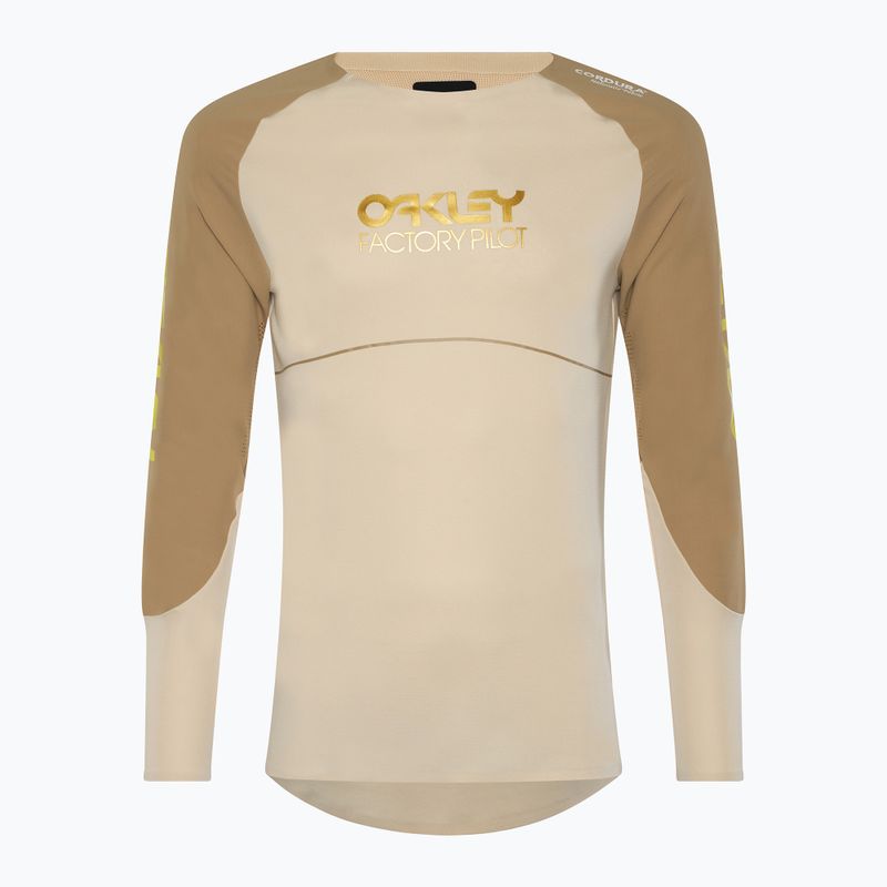 Pánske cyklistické tričko Oakley Maven Scrub mist s dlhým rukávom