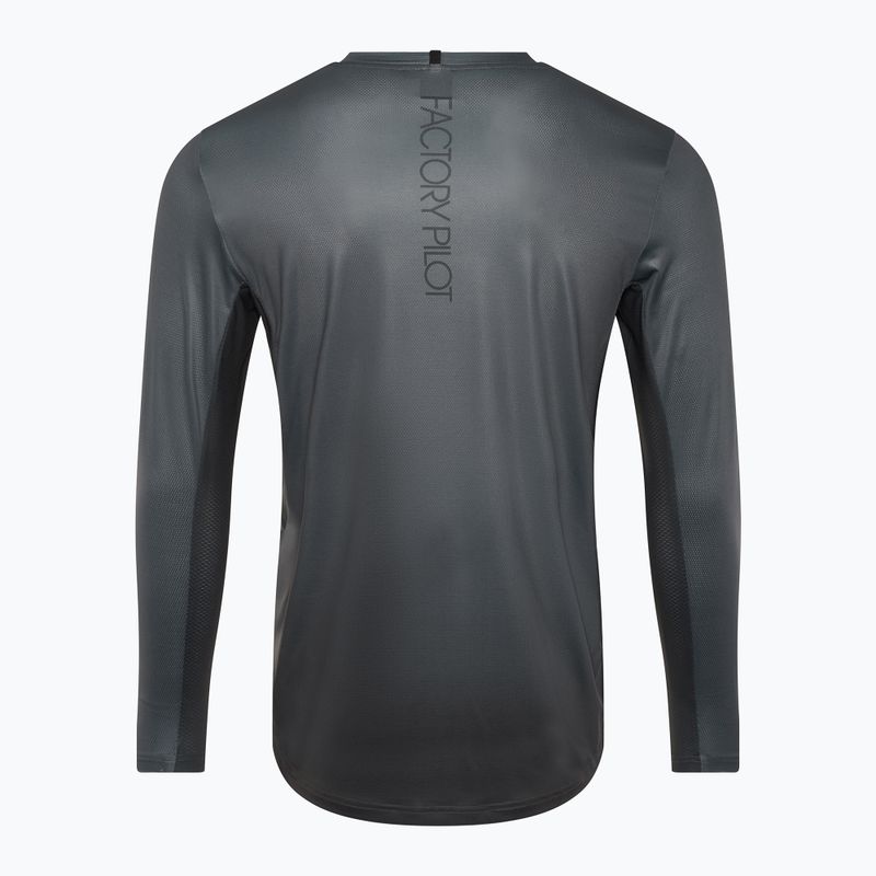 Pánske cyklistické tričko Oakley Maven Coast 2.0 LS gradient black grey 2