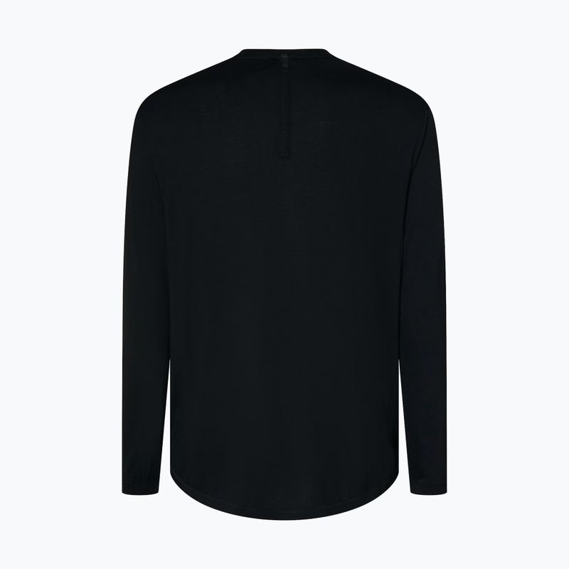 Pánsky cyklistický dres longsleeve Oakley Seeker Flow LS02E blackout 8