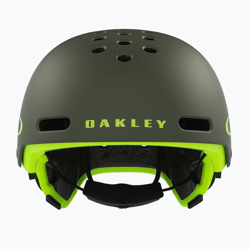 Cyklistická prilba Oakley Street1 EU matte hunter green/retina burn 3