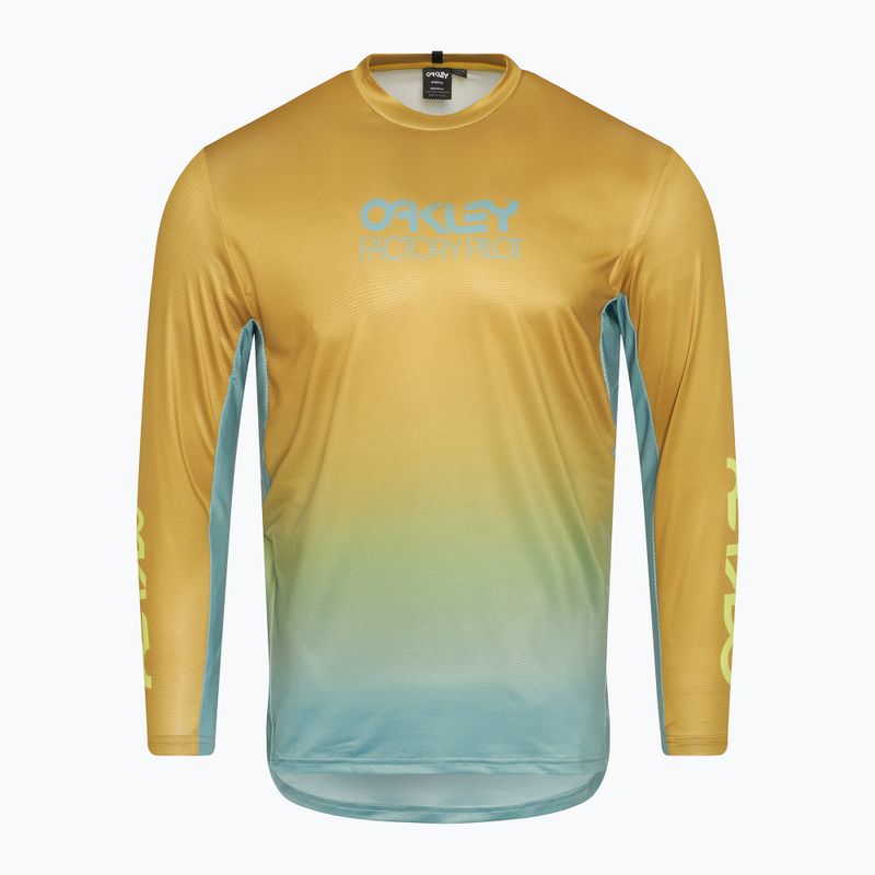 Pánsky cyklistický longsleeve Oakley Maven Coast 2.0 LS gradient sulfide pacific