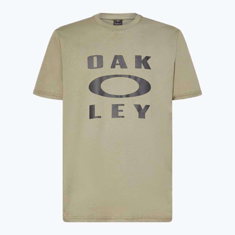 Pánske tričko Oakley Bark Ellipse boulder green