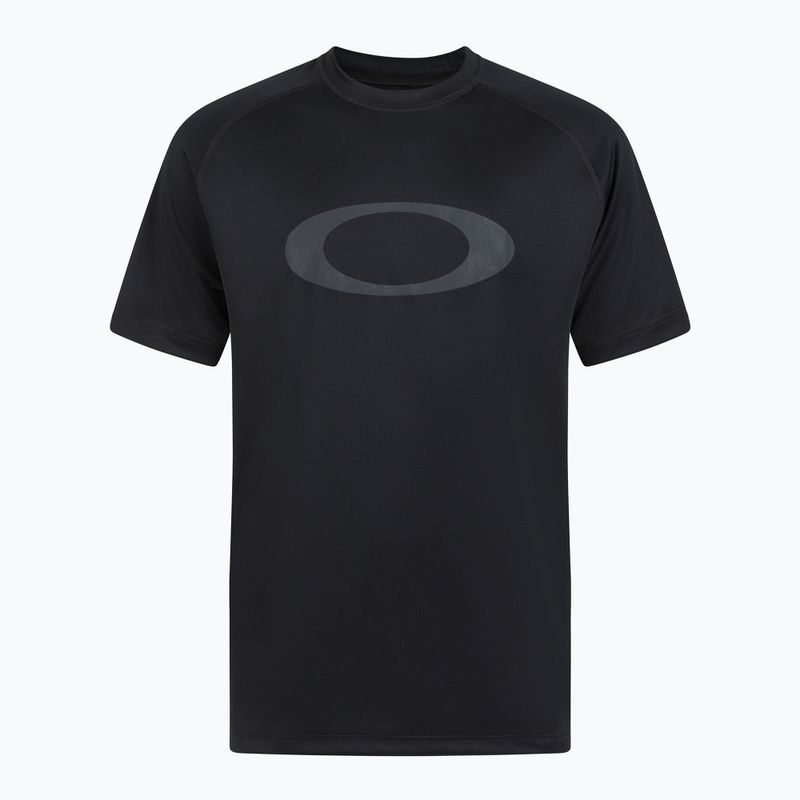 Pánske plavecké tričko Oakley Rashguard blackout
