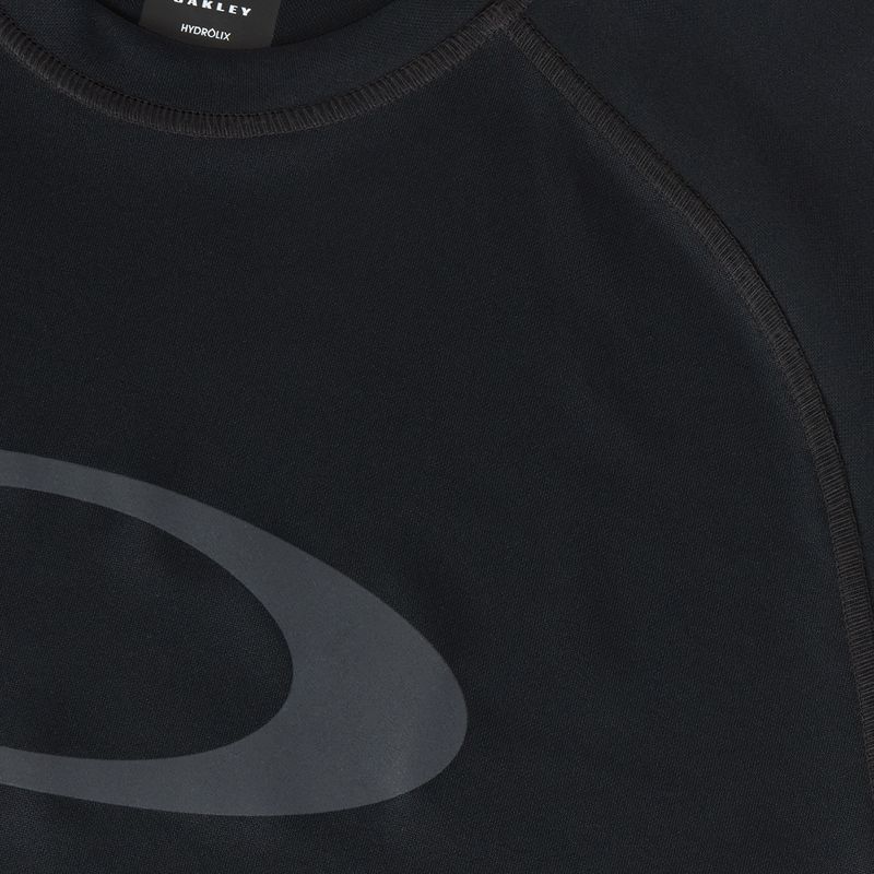 Pánske plavecké tričko Oakley Rashguard blackout 3