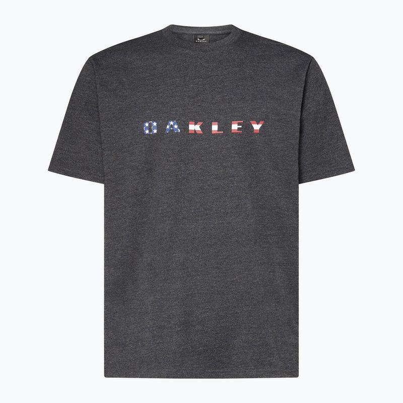 Pánske tričko Oakley Bf Oakley Bark Tee tmavo šedé hthr