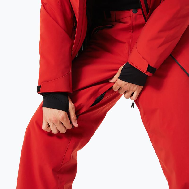 Pánske lyžiarske nohavice Oakley Canopy Insulated flame red 5