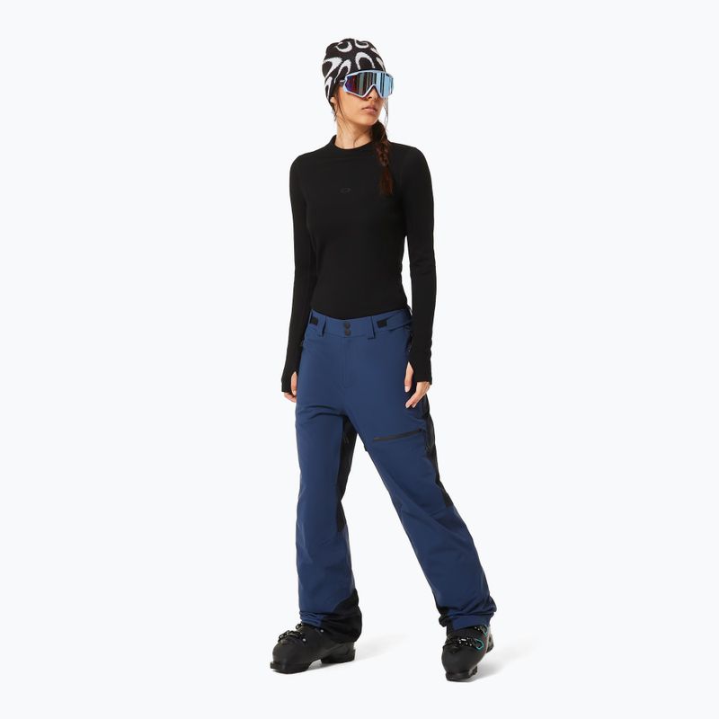 Dámske termo tričko longsleeve Oakley Spruce Wool Base Layer blackout 2