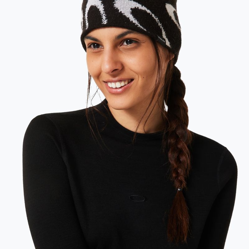Dámske termo tričko longsleeve Oakley Spruce Wool Base Layer blackout 5