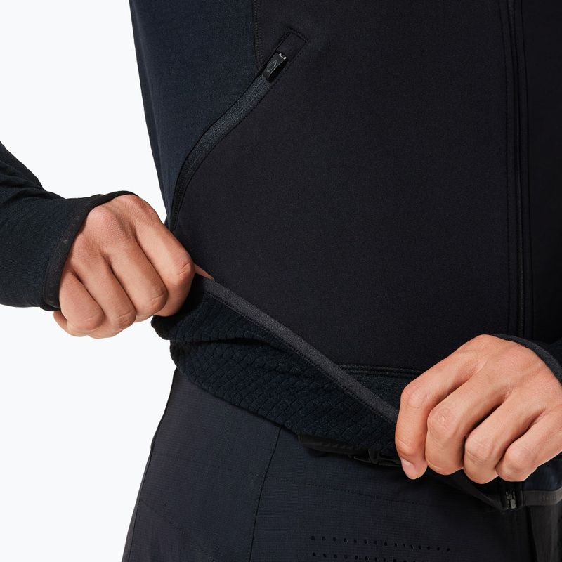 Cyklistická mikina Oakley Canopy Full Zip Hoodie blackout 8