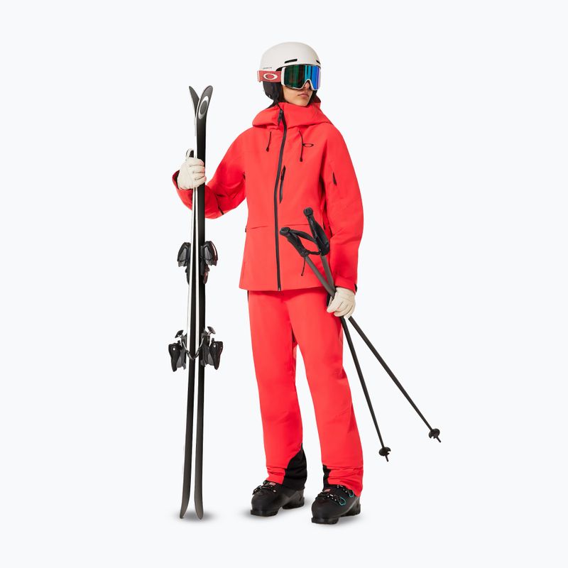 Dámska lyžiarska bunda Oakley Canopy Insulated hibiscus red 2