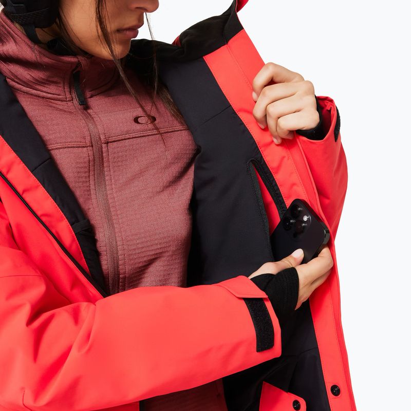 Dámska lyžiarska bunda Oakley Canopy Insulated hibiscus red 9