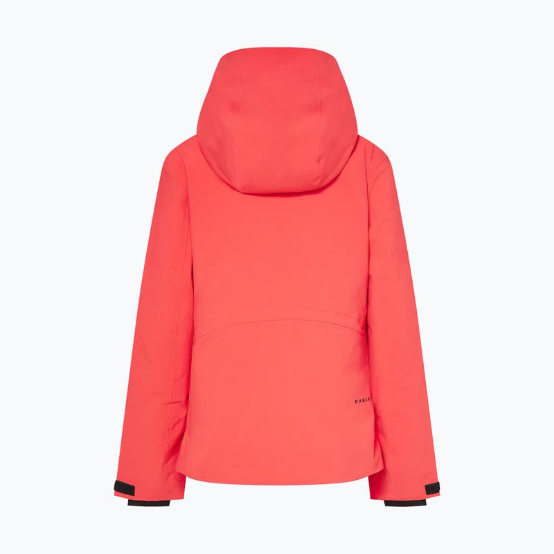 Dámska lyžiarska bunda Oakley Canopy Insulated hibiscus red 12
