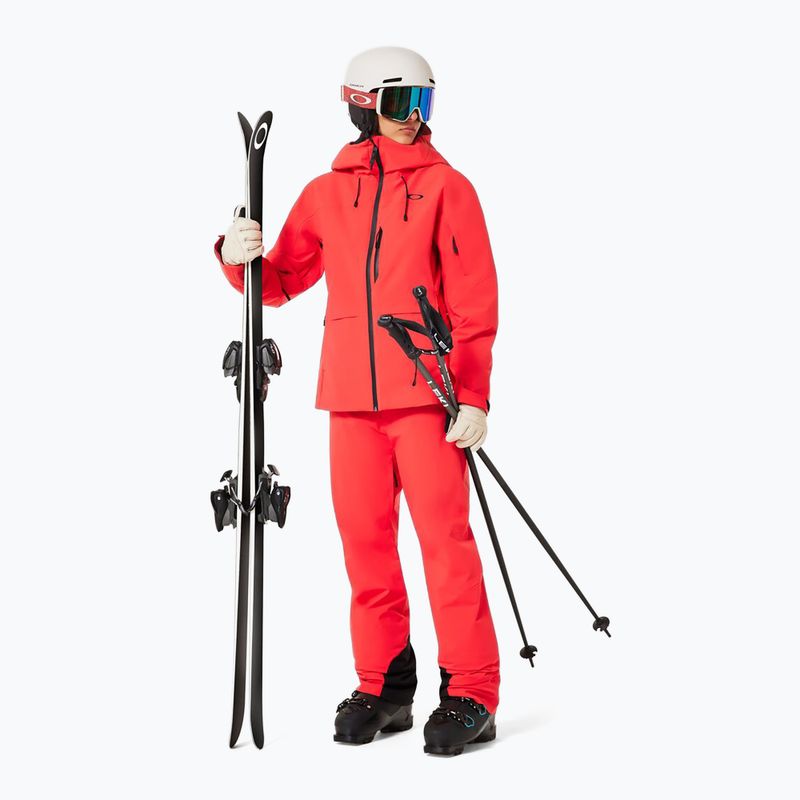 Dámske lyžiarske nohavice Oakley Canopy Insulated hibiscus red 2
