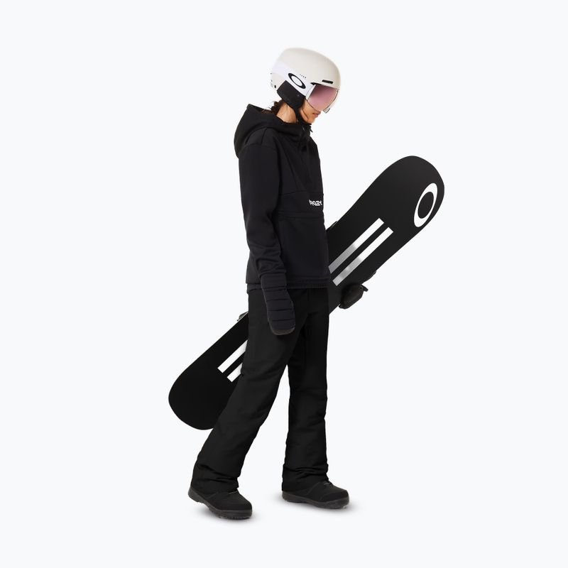 Dámska softshellová mikina Oakley TNP Nose Grab Softshell Hoodie blackout/white 2