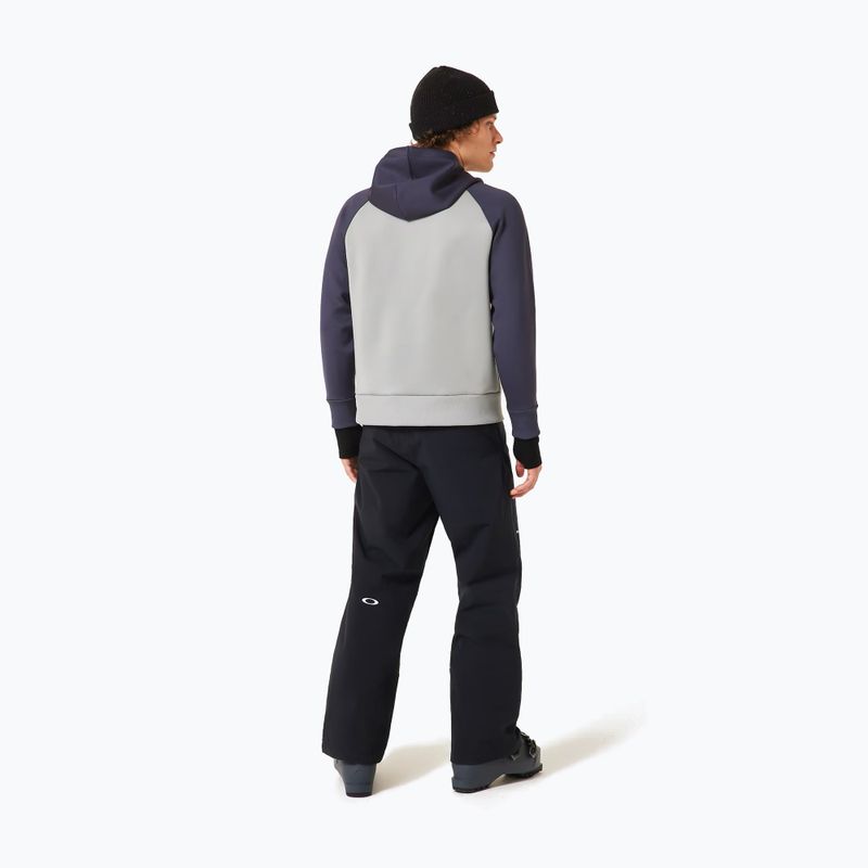 Pánska snowboardová mikina Oakley Sierra DWR Fleece Hoody 2.0 cement 3