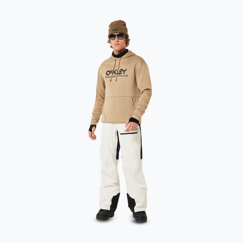 Pánska snowboardová mikina Oakley Rider Long 2.0 Hoodie pebble 2