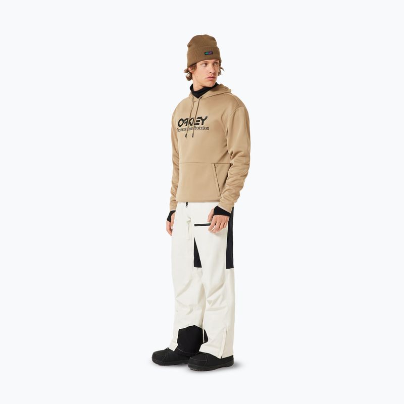 Pánska snowboardová mikina Oakley Rider Long 2.0 Hoodie pebble 4