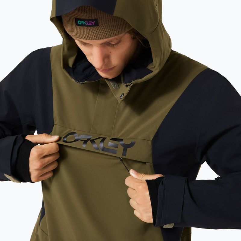 Pánska snowboardová bunda Oakley TNP TBT Isulated Anorak army green 4