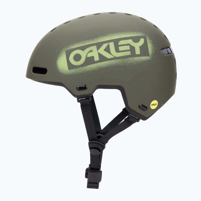 Prilba Oakley Street1 EU matte dark brush stencil 3
