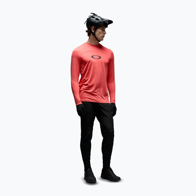 Pánske cyklistické tričko longsleeve Oakley Free Ride RC paloma 2