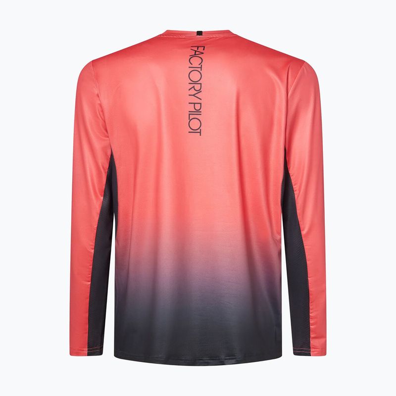 Pánske cyklistické tričko longsleeve Oakley Maven Coast 2.0 gradient paloma/black 2