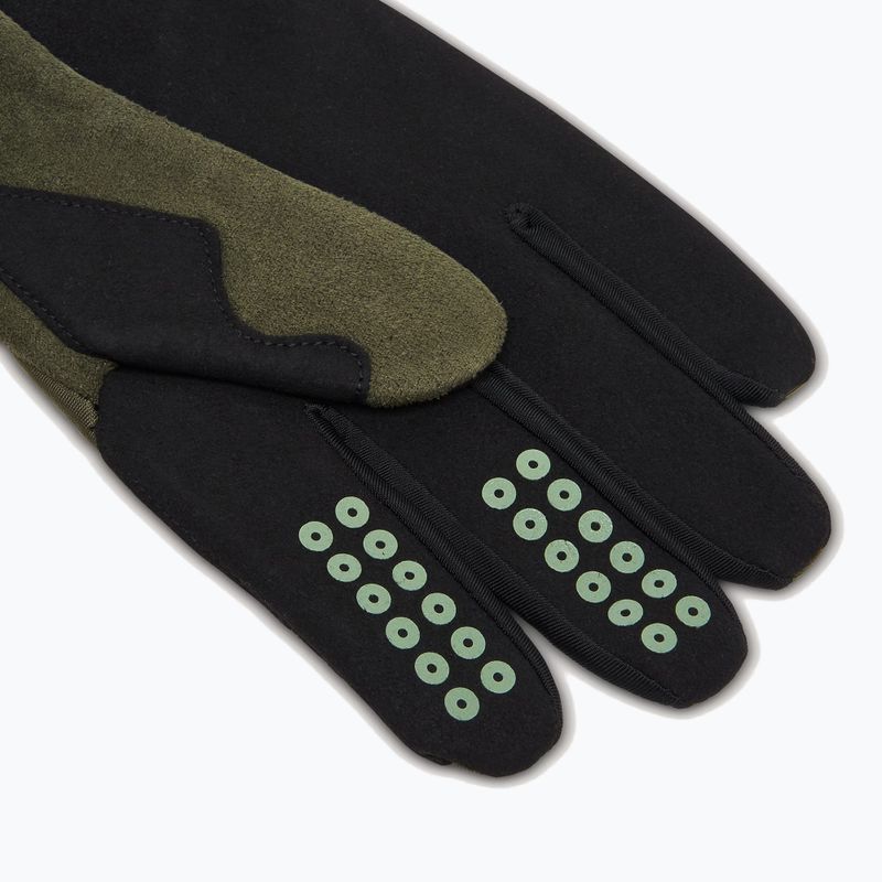 Cyklistické rukavice Oakley Seeker MTB army green 2