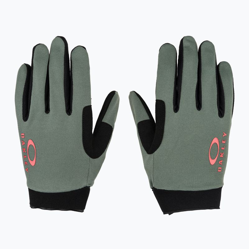 Cyklistické rukavice Oakley Seeker MTB aviator green 2