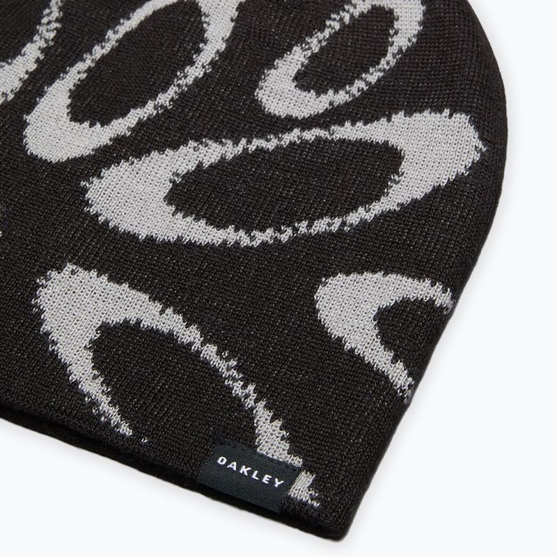 Zimná čiapka Oakley Ellipse Graphic Beanie black/grey 3