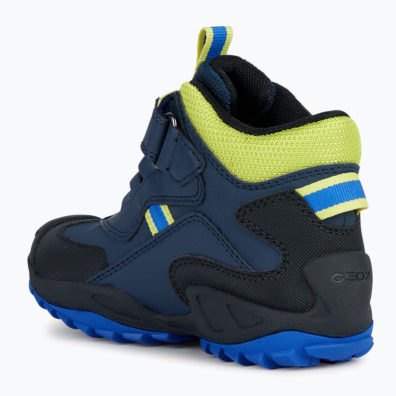 Juniorská obuv Geox New Savage Abx navy/lime green 9