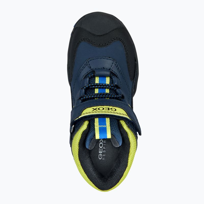 Juniorská obuv Geox New Savage Abx navy/lime green 11