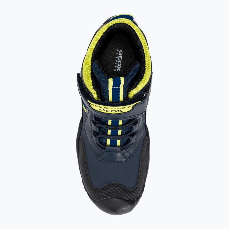 Juniorská obuv Geox New Savage Abx navy/lime green 6